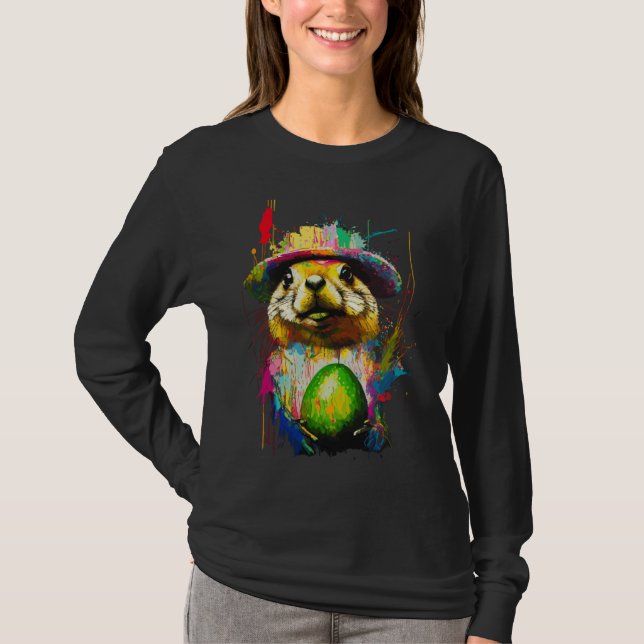 Avocado with Mexican Prairie dog Cinco de mayo T-Shirt (Vorderseite)