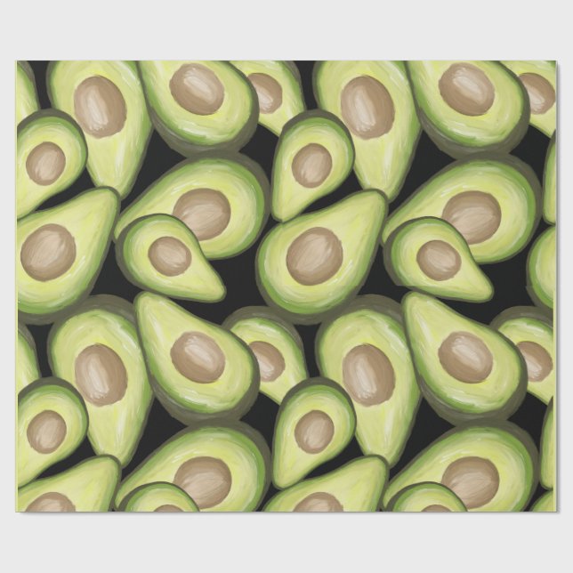 Avocado Wrapping Paper Geschenkpapier (Flach)