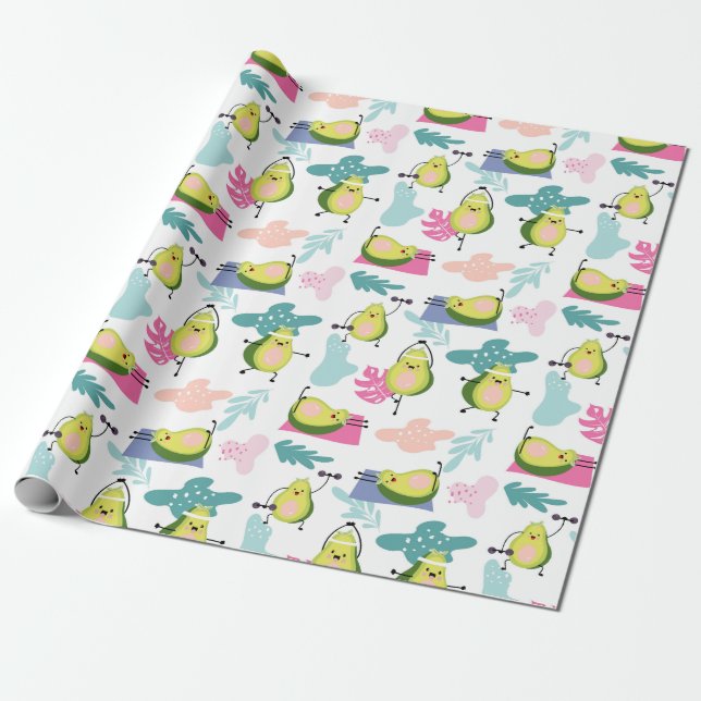 Avocado Wrapping Paper Geschenkpapier (Ungerollt)