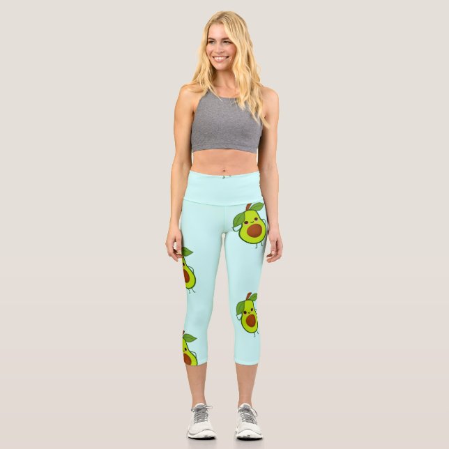 Avocado Yoga Capri Hose (Vorderseite)