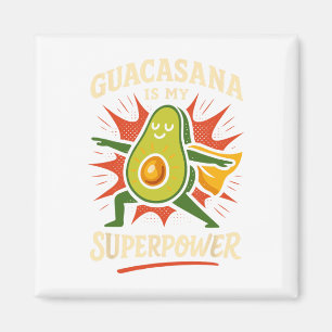 Avocado Yoga Lustig Namaste Pun Plant-sed Fitness Magnet