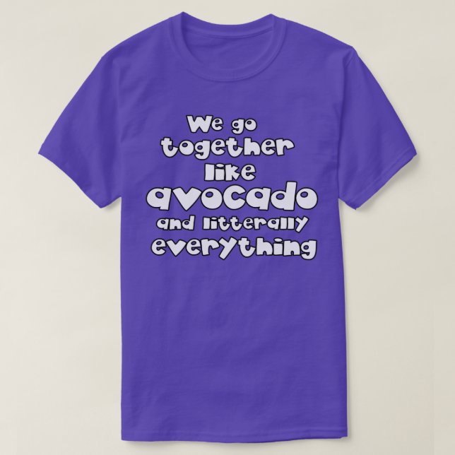 Avocado zitiert Classic TShirt (Design vorne)