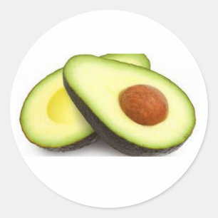 Avocadoaufkleber Runder Aufkleber