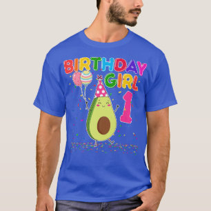 Avocados 1st Birthday Girl 1 Years Old Avocados Th T-Shirt