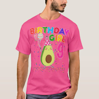 Avocados 9. Geburtstagskarte 9 Jahre alter Avocado T-Shirt