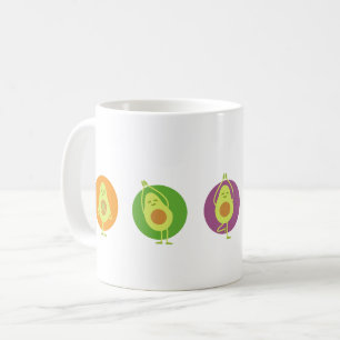 Avocados, die Yoga tun Kaffeetasse