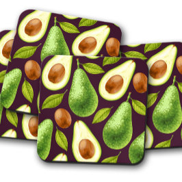 Avocados Fruit Untersetzer | Obst Untersetzer Set