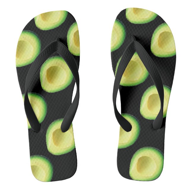 Avocados Green Black 4Stacy Pair Flip Flops (Fußbett)