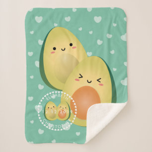 Avocados in der Liebe Funny Couple Lasst uns verme Sherpadecke