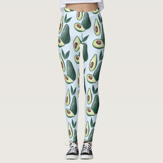 Avocados-Leggings Leggings (Vorderseite)