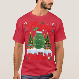 Avocados Lover Xmas Lighting Weihnachtsmannmütze A T-Shirt