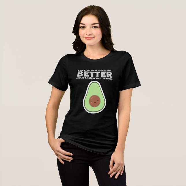 Avocados machen alles besser Tri-Blend shirt (Vorderseite voll)