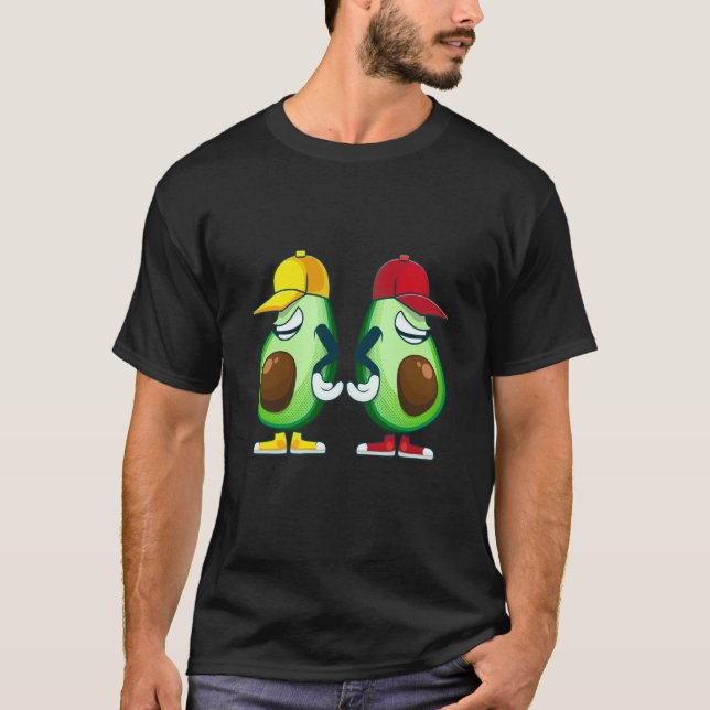Avocados vegane Lebensmittel T-Shirt (Vorderseite)