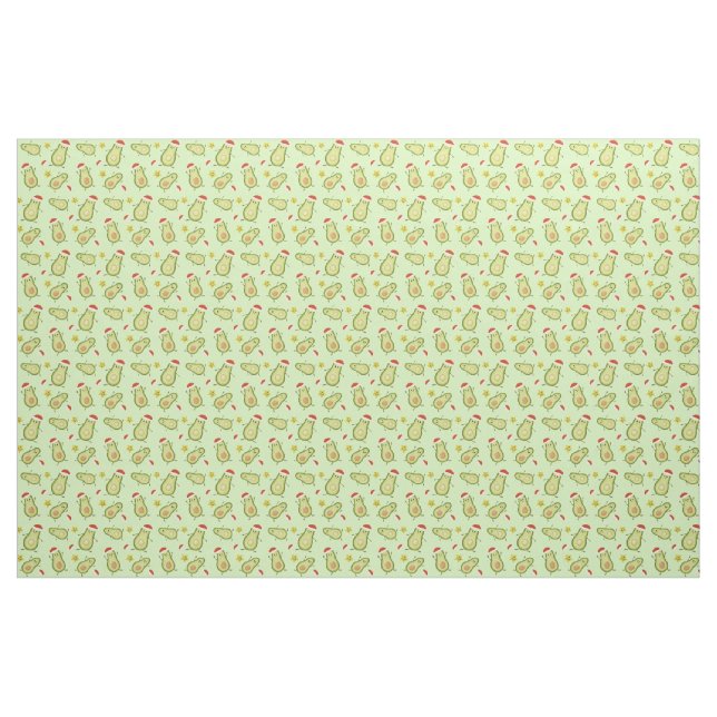 Avocados & Weihnachten Stoff (Yard (91,4 cm))