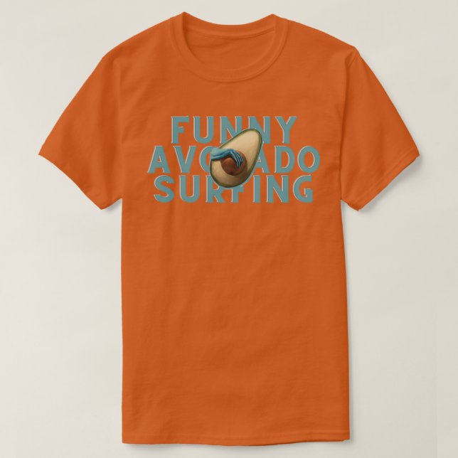 Avocadosurfen 63 T-Shirt (Design vorne)