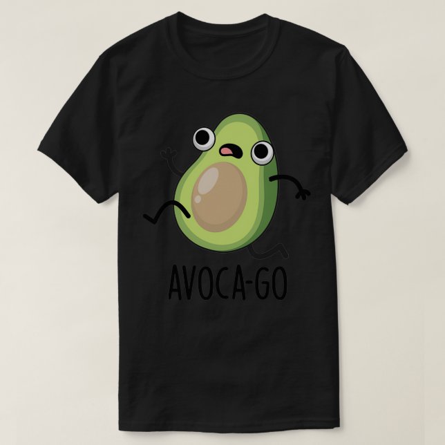 Avocago Niedlich Avocado T-Shirt (Design vorne)