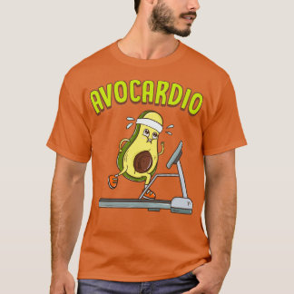 Avocardio Avocado Cardio Pun Running Übungsym T-Shirt