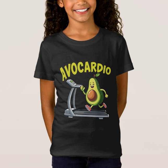 Avocardio - Avocado Workout Gym T-Shirt (Vorderseite)