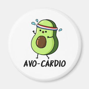 Avocardio Lustiges Training Avocado Wortspiel Magnet
