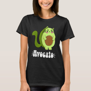 Avocato Avocado Cat Cat Eigentümer Vegan Vegetarie T-Shirt