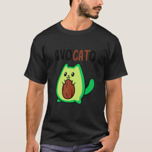 Avocato Avocado Cat Vegan T-Shirt