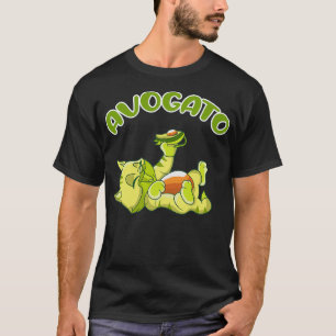 Avocato Avocado Kitten isst grüne Früchte T-Shirt