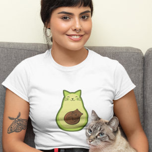 Avocato - AvoCat - Avocado cat - Avogato - T - Shi T-Shirt