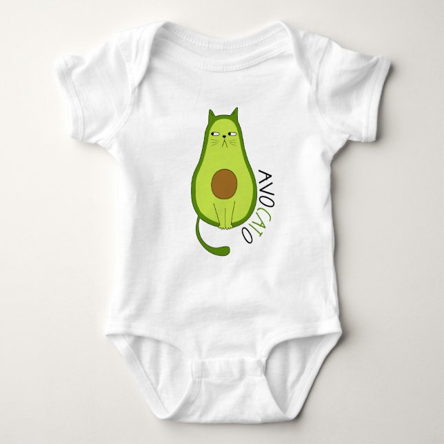AVOCATO BABY STRAMPLER (Vorderseite)