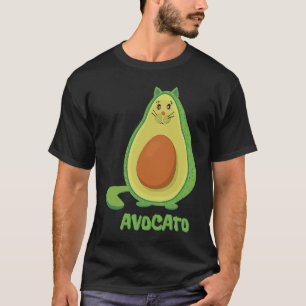 Avocato Cat Avocado Avogato Geburtstag Kitten Kitt T-Shirt