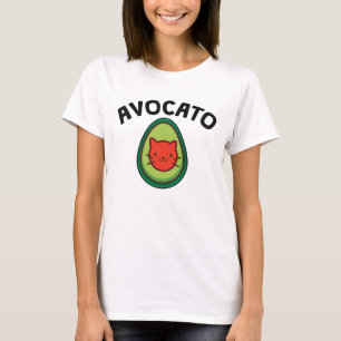 Avocato Cat und Avocado Funny Cat Lover T-Shirt
