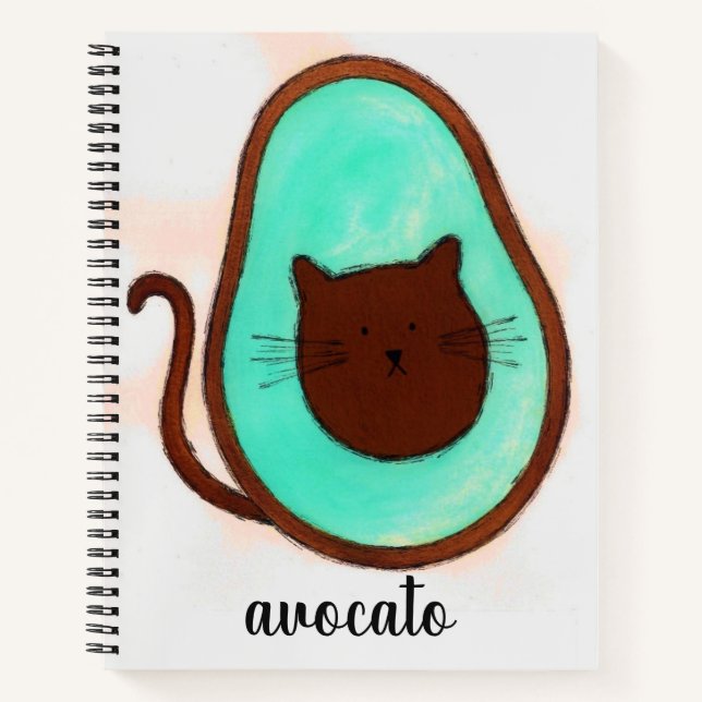 Avocato-Notebook Notizbuch (Vorderseite)