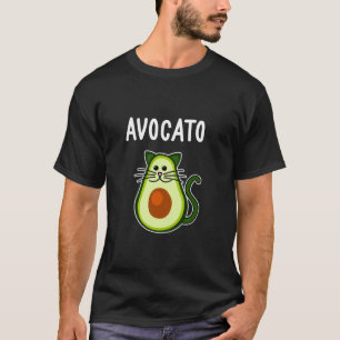 Avocato Shirt Niedlich Avocado Cat