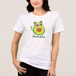 Avocato – Süße Avocado-Katzen-Hybrid-Gestaltung |  Tri-Blend Shirt