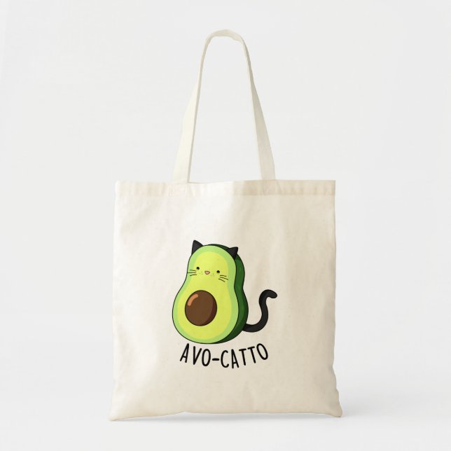 Avocatto Niedlich Avocado Cat Pub Tragetasche (Vorne)