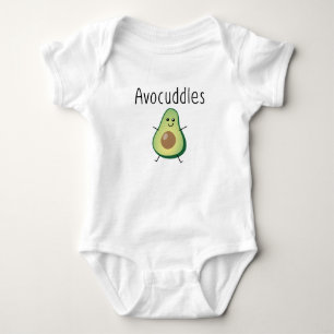 Avocuddles Baby Jersey Bodysuit Strampler