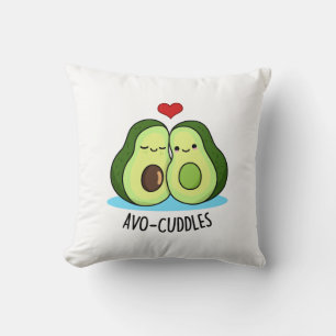 Avocuddles Funny Avocado Couple Pub Kissen