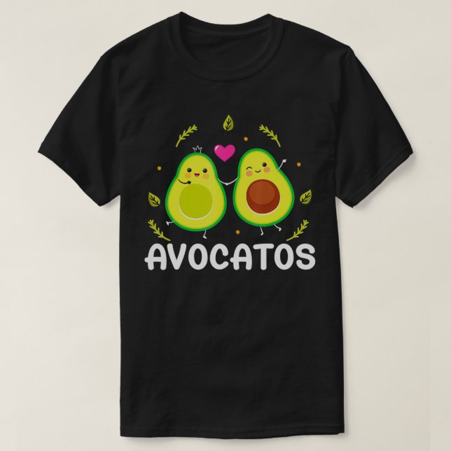 Avogato Avocado Avocatos Funny Cat Lover Cat Vater T-Shirt (Design vorne)