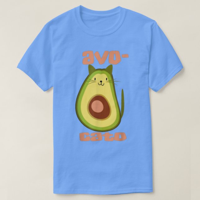 Avogato Avocato catlovers tshirt  (Design vorne)