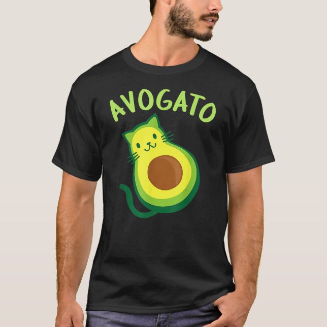 Avogato Cat Avocado - Funny Cinco de Mayo For men  T-Shirt (Vorderseite)