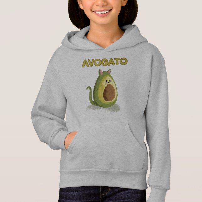 Avogato Cat - Avocado Geschenk für Cinco de Meow F Hoodie (Vorderseite)