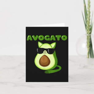 Avogato Cat Cinco De Mayo Meow Avogado Karte