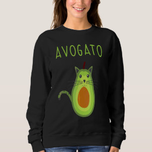 Avogato Cinco De Mayo Cinco De Meow Cat Avocado 6 Sweatshirt