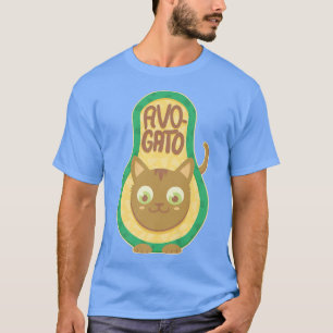 Avogato Funny Avocado Cat Geschenke für Vegan & Ve T-Shirt