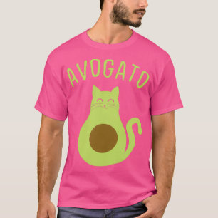 Avogato Funny Avocado Cat Niedlich Cat Face 2 T-Shirt