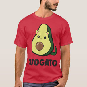 Avogato Niedlich Avocado Cat Cinco De Mayo Avocado T-Shirt
