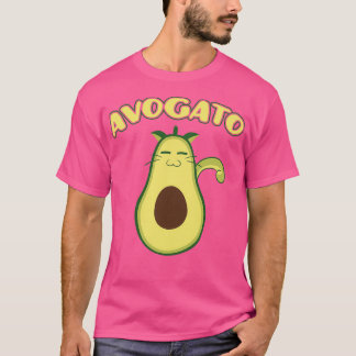 Avogato Niedlich Avocado Lover Cat Eigentümer T-Shirt