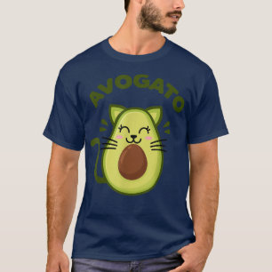 Avogato Niedlich Kawaii Avocado Cat Mashup Cinco D T-Shirt