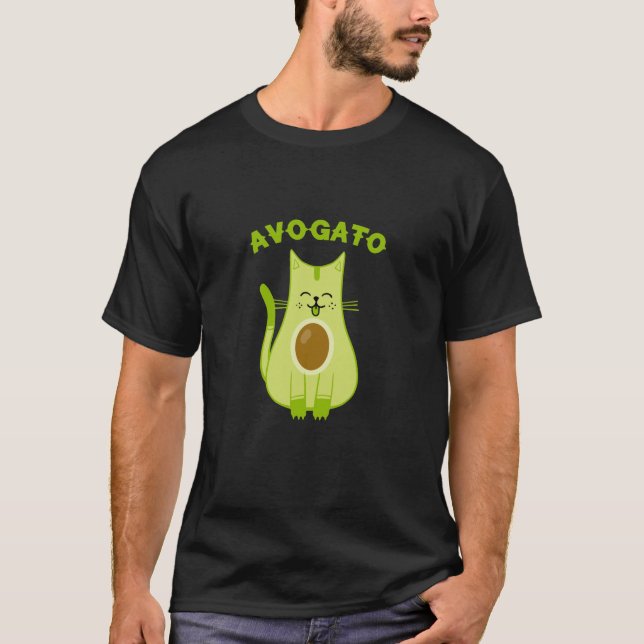 Avogato T - Shirt - Funny Avo-Gato Cinco De Mayo C (Vorderseite)