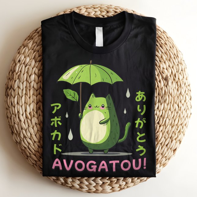 Avogatou Arigato Avocado Pub Niedlich Japanisch Tri-Blend Shirt (Von Creator hochgeladen)