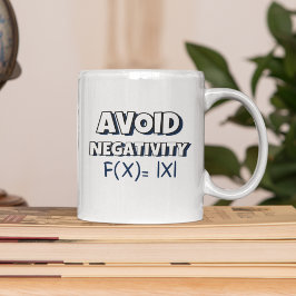 Avoit Negativity Funny Math Kaffeetasse